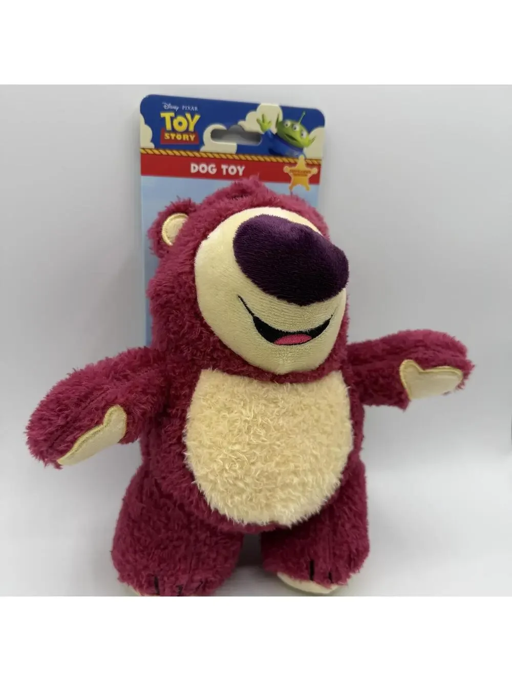 Dog Toy Squeaker Plush Disney Pixar Toy Story Lotso Huggin Bear Squeaky NEW